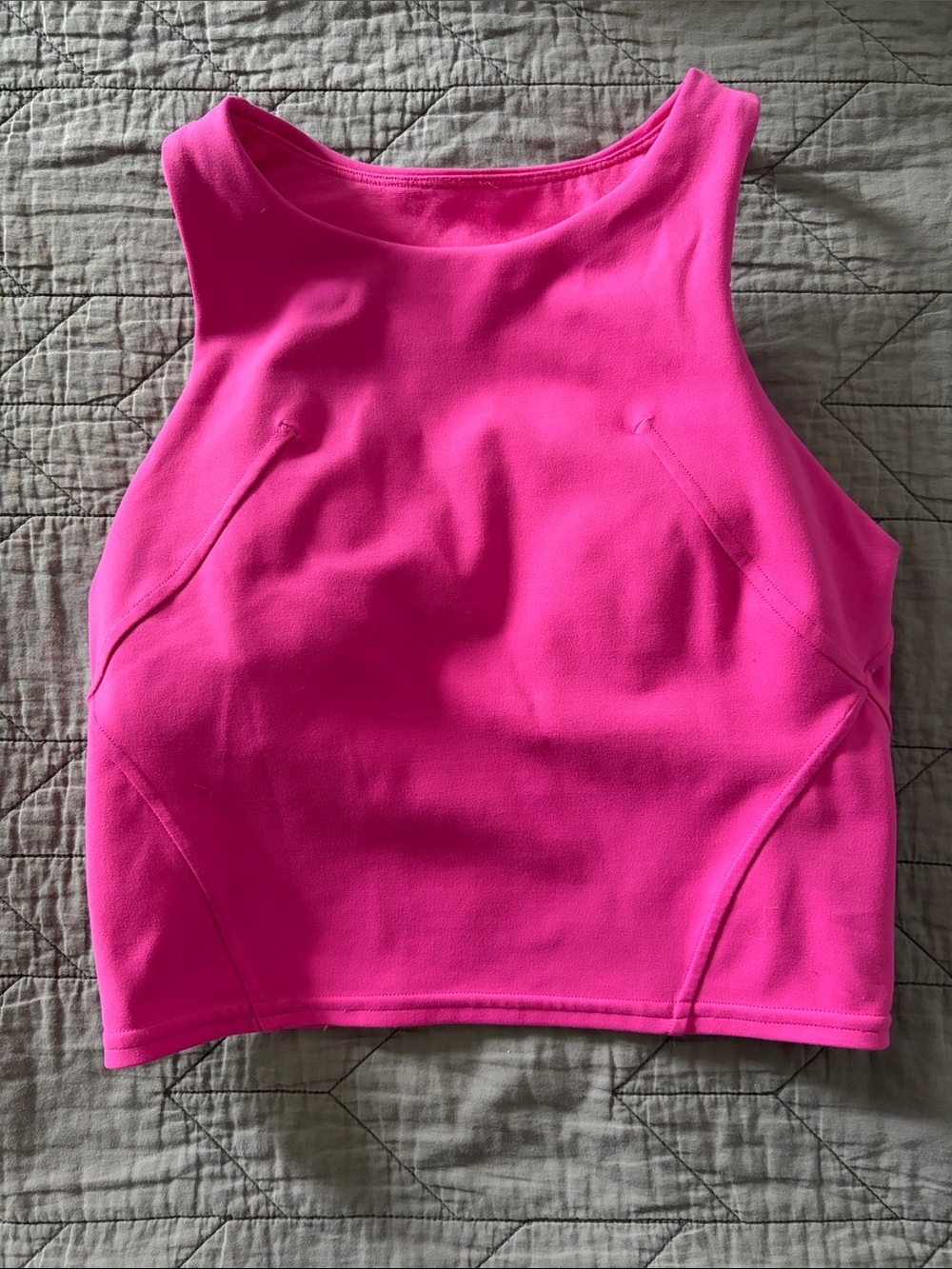 lululemon athletica Sonic Pink Cropped High-Neck Tank